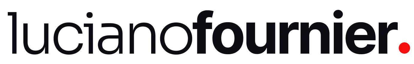 Logo Luciano Fournier Oficial Preta